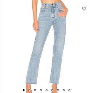 Agolde Cherie High rise straight jeans